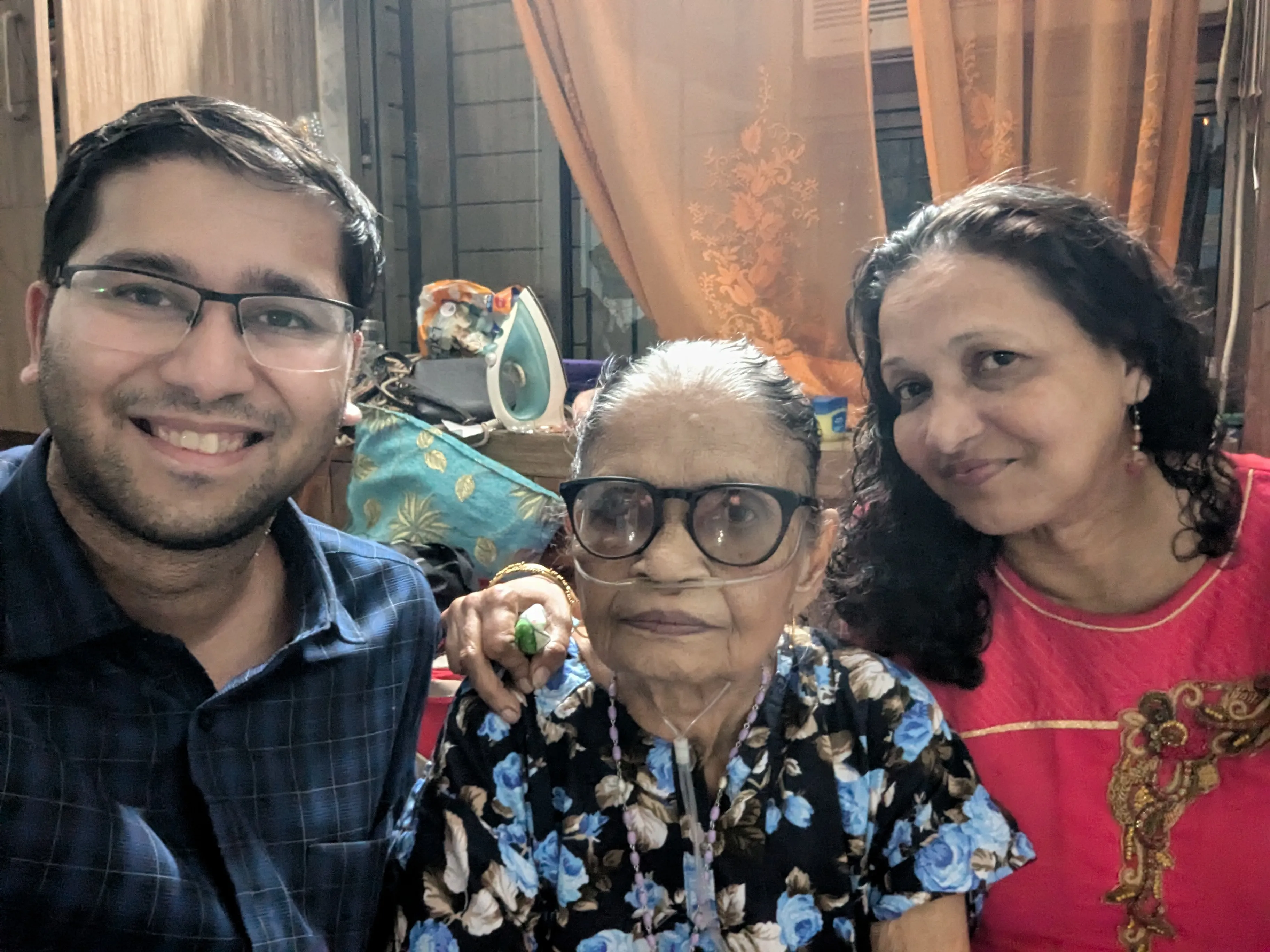 Nana and I for the last time